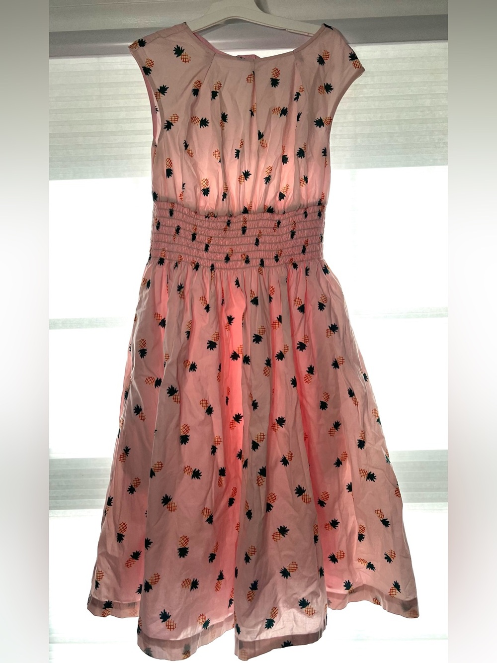 Kate Spade New York Pink Pineapple Print Dress XS
